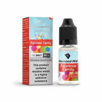 Diamond Mist Nic SALT Rainbow Candy Flavour E-Liquid 10ml - 10mg & 20mg